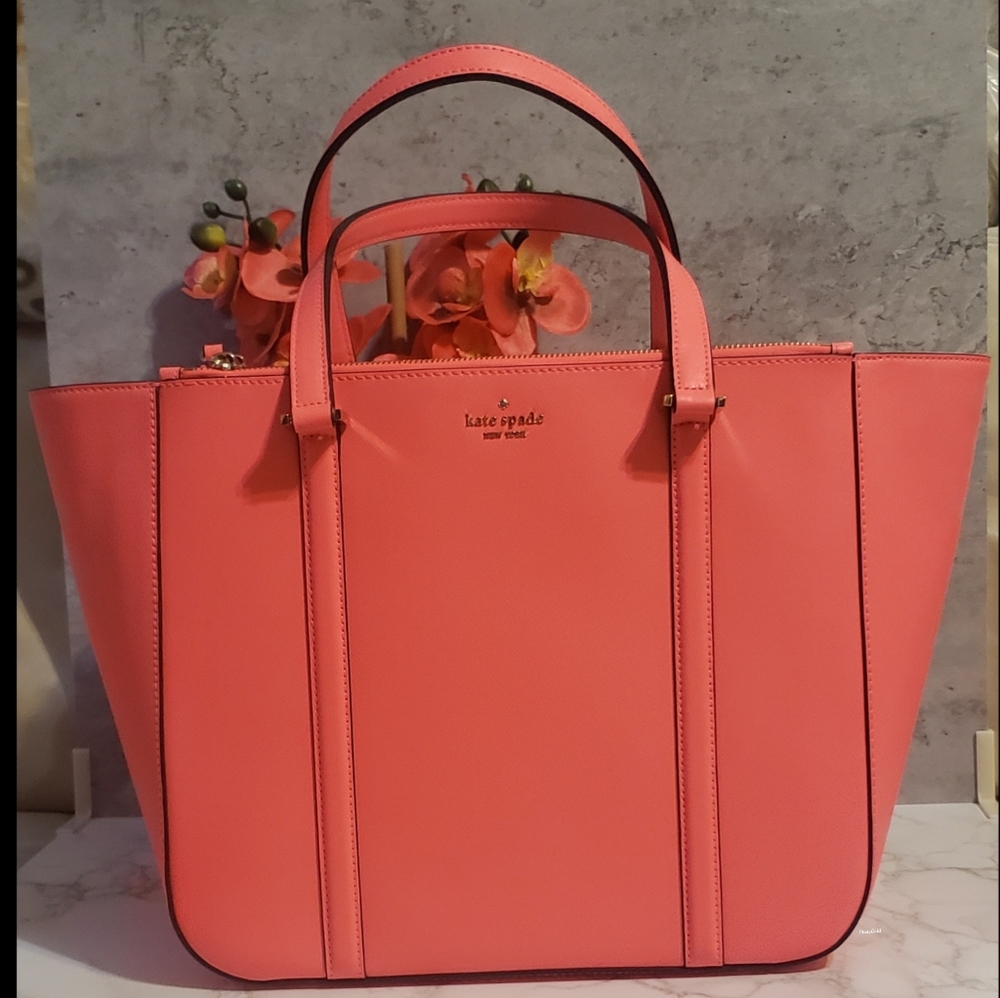 Kate Spade Light Neon Pink Totes